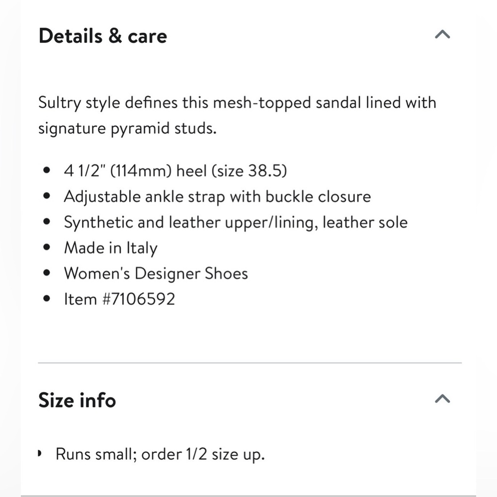 Valentino Garavani Black Mesh Studded Heels - Picture 7 of 15